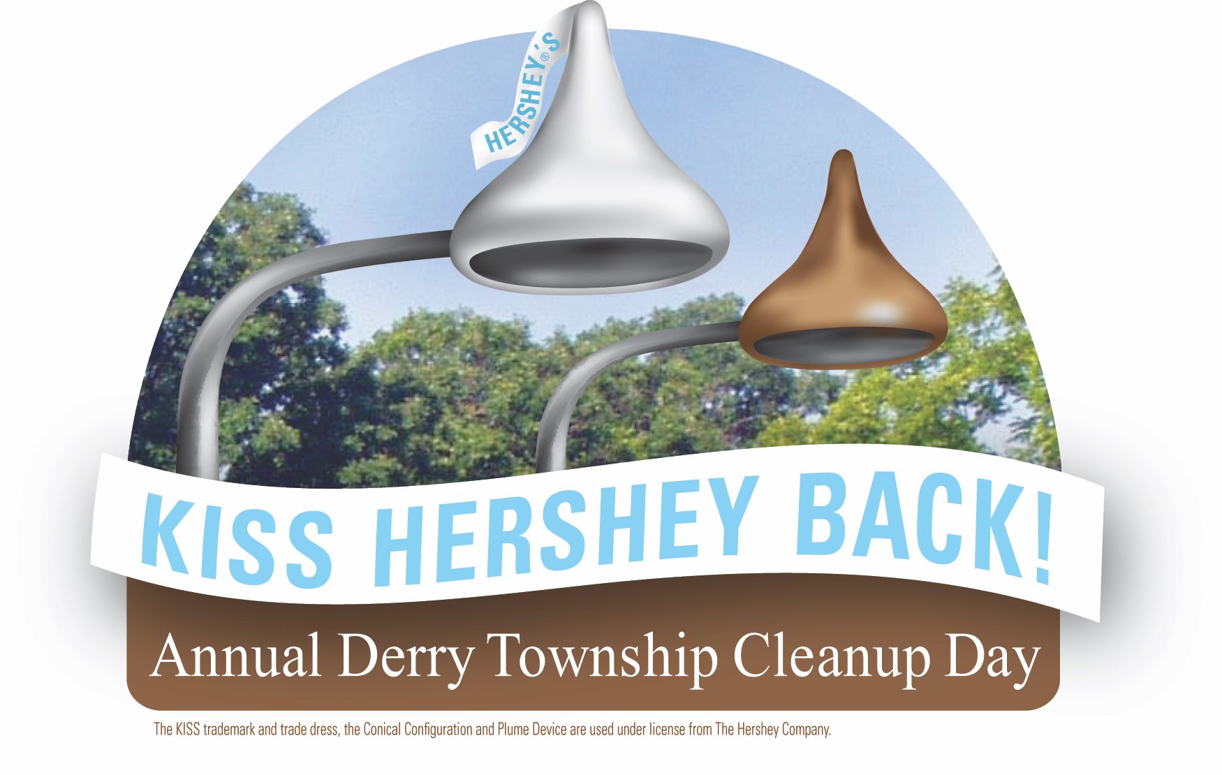 Kiss Hershey Back