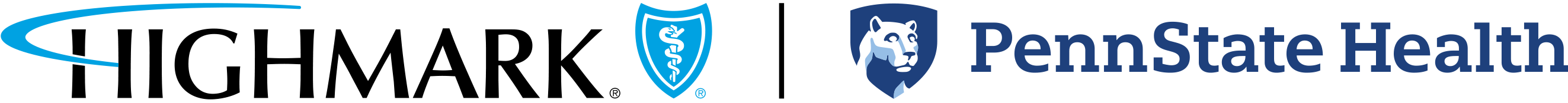 The logo for the company called Hershey Highmark